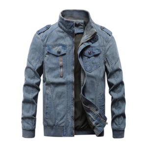 Men's casual denim jacket