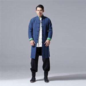 Cotton And Linen Trench Coat Gown