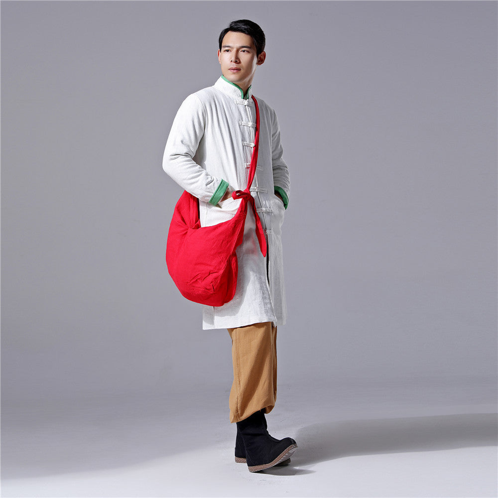 Cotton And Linen Trench Coat Gown - Image 2