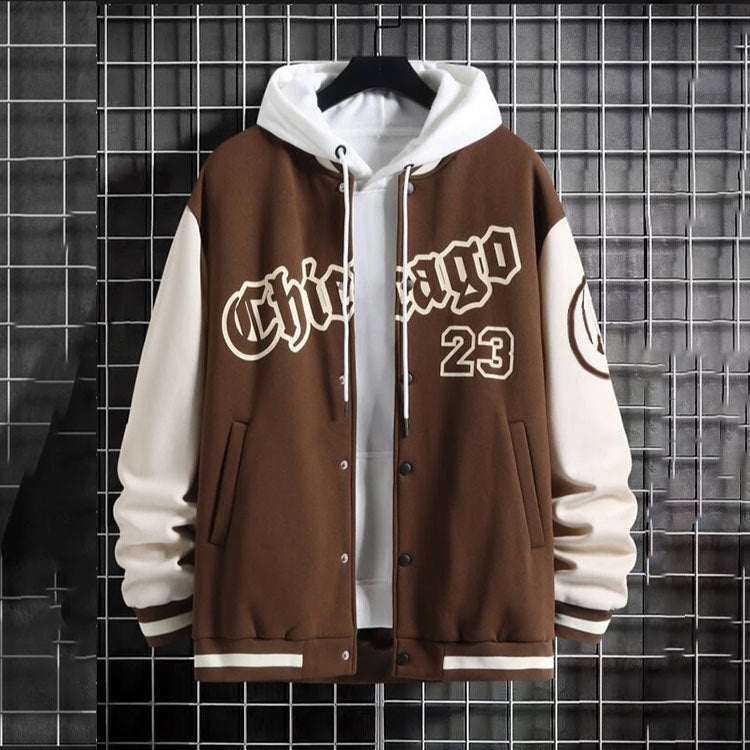 American Baseball Jacket Baggy Casual Jacket - Image 6