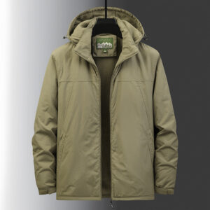 Cotton-padded Coat Men's Loose Casual Handsome Fleece-lined Outdoor Quick-drying Shell Jacket